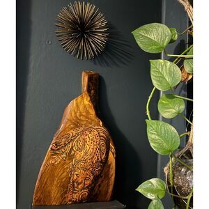 Live Edge‎ Wood Leopard Sz 15" x 7" x 1"